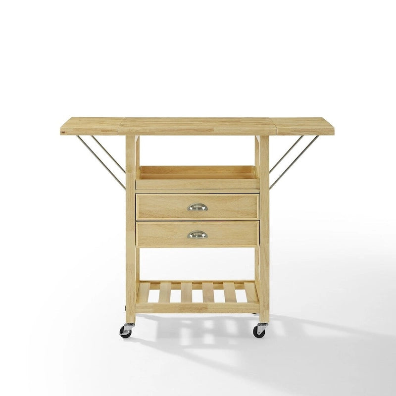 Küchenwagen mit zwei Klappen, Schubladen und Serviertablett