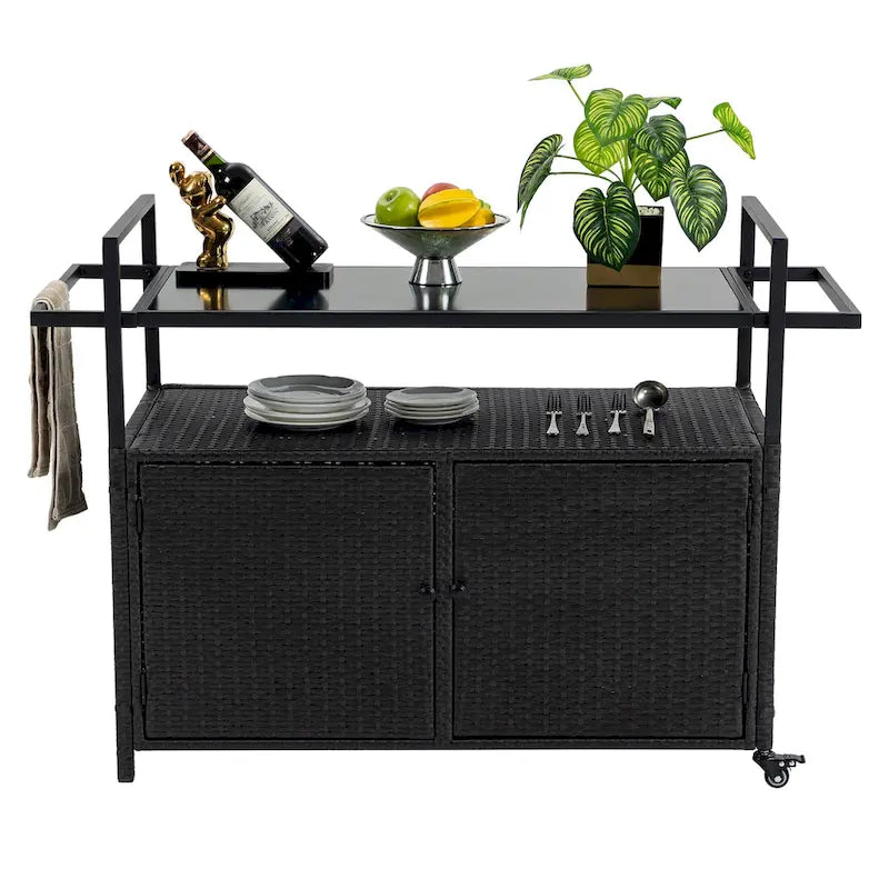 Servierwagen für die Terrasse
