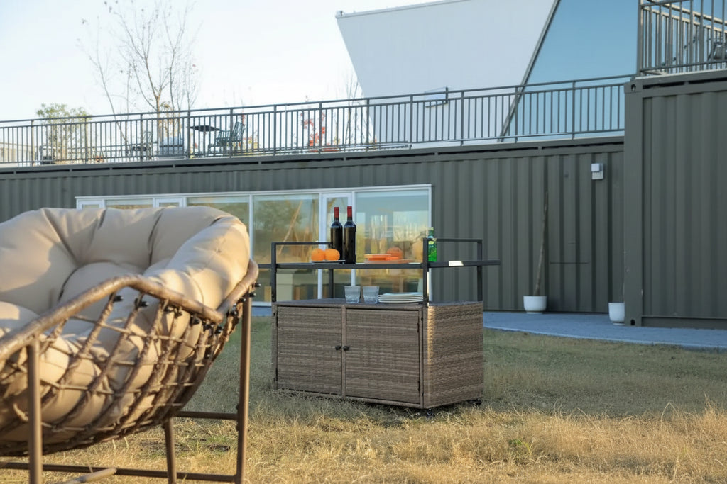 Servierwagen für die Terrasse