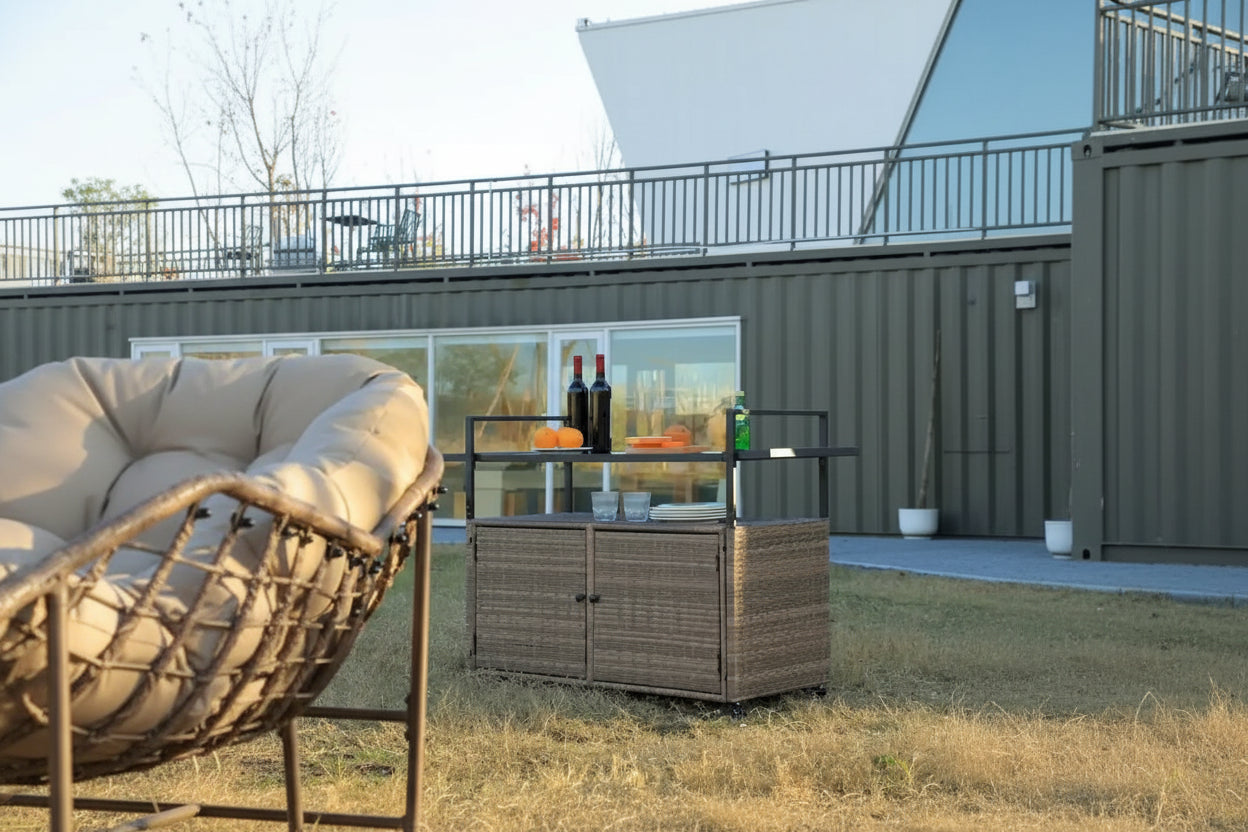 Servierwagen für die Terrasse